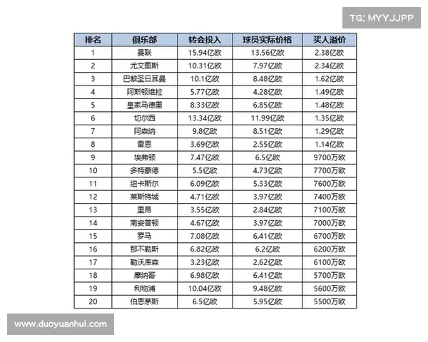 足球俱乐部引援资金投入分析及其对球队竞争力的影响探讨 足球俱乐部引援资金投入分析及其对球队竞争力的影响探讨